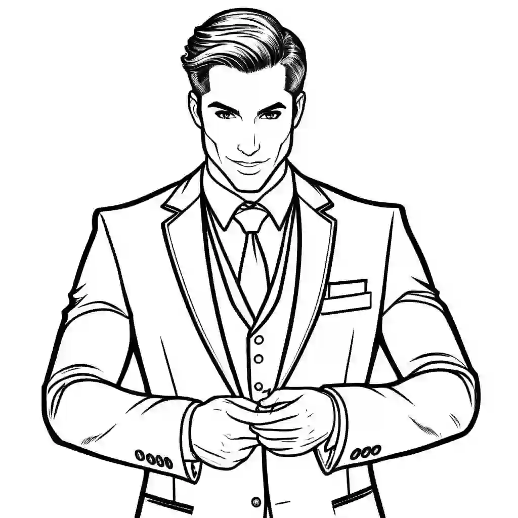 Tailor coloring pages
